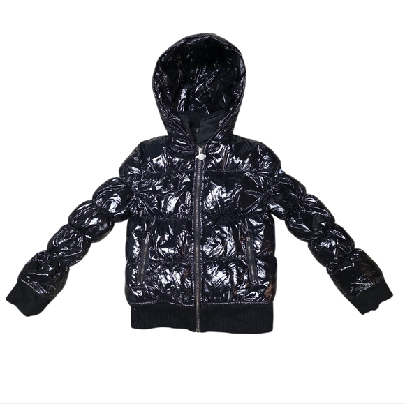 APPAMAN FLURRY PUFFER COAT BLACK 7 - Picture 15 of 16